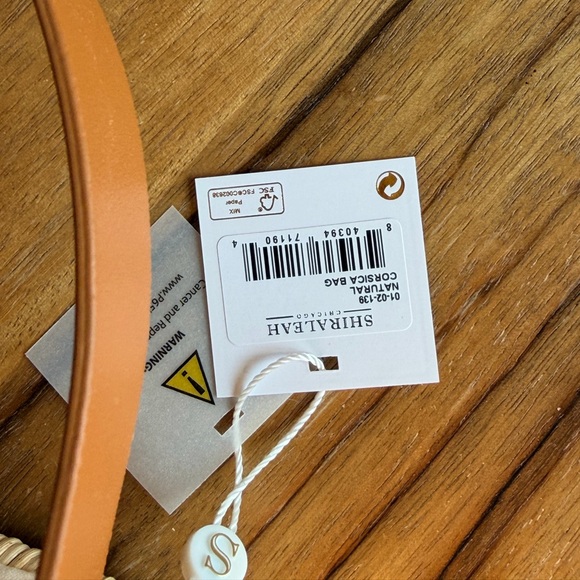 Shiraleah Elegant Tan Woven Handbag - Picture 5 of 7